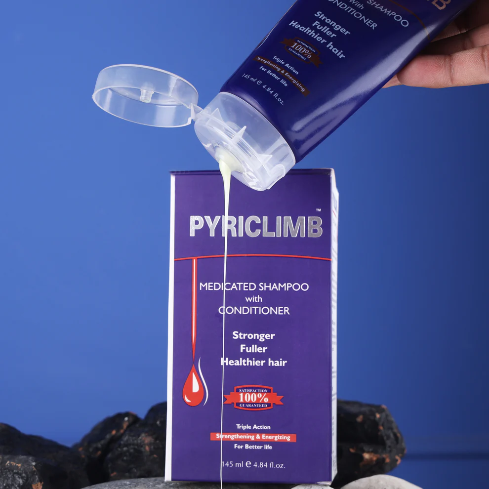 Pyriclimb Medicated Shampoo with Conditioner – Anti-Dandruff & Scalp Care Formula