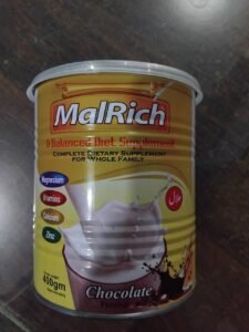 MalRich Chocolate Flavour Complete Dietary Supplement 400gm