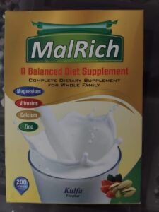 MalRich Kulfa Flavour Balanced Diet Supplement 200gm Box