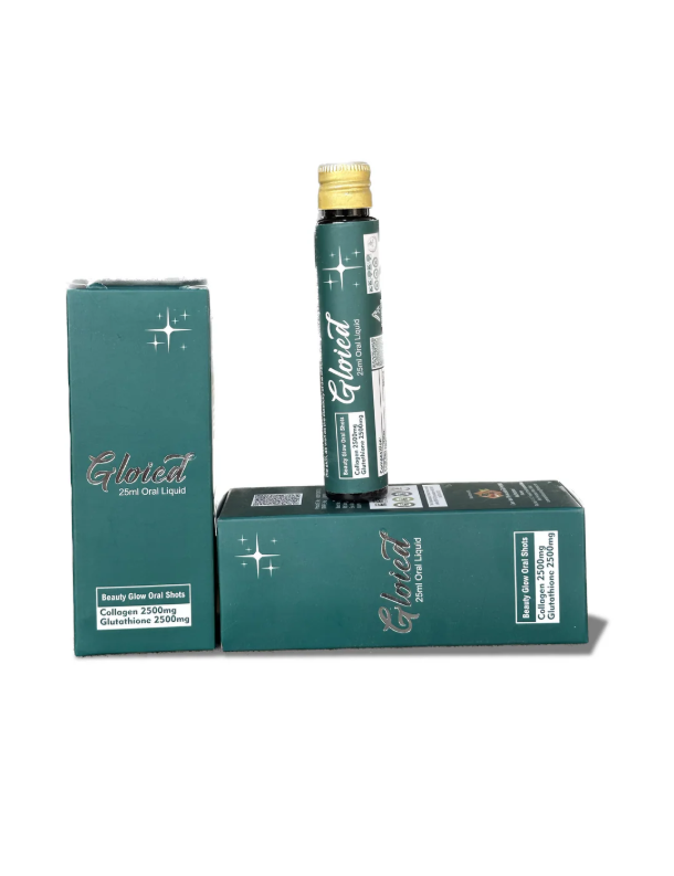 Gloied Oral Liquid Whitening Shots – Glutathione & Collagen Skin Beauty Formula