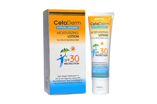 CetaDerm Moisturizing Lotion Spf 30 50gm